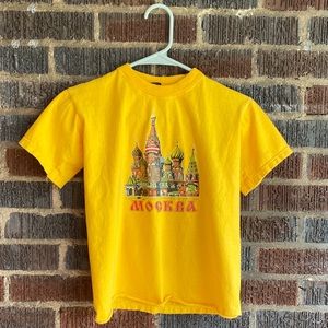vintage destination tee featuring Russia graphic
